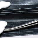 LOUIS VUITTON Suhari Wallet Leather 2Set Black LV Auth bs26197-12