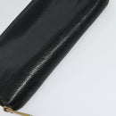 LOUIS VUITTON Suhari Wallet Leather 2Set Black LV Auth bs26197-20