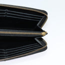 LOUIS VUITTON Suhari Wallet Leather 2Set Black LV Auth bs26197-23