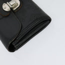 LOUIS VUITTON Suhari Wallet Leather 2Set Black LV Auth bs26197-4