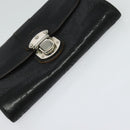 LOUIS VUITTON Suhari Wallet Leather 2Set Black LV Auth bs26197-5