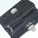 LOUIS VUITTON Suhari Wallet Leather 2Set Black LV Auth bs26197-8