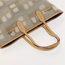 BALLY Shoulder Bag Leather Canvas 3Set Beige Black Auth bs26202-12