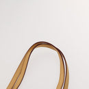 BALLY Shoulder Bag Leather Canvas 3Set Beige Black Auth bs26202-13