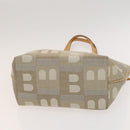 BALLY Shoulder Bag Leather Canvas 3Set Beige Black Auth bs26202-14