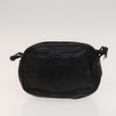 BALLY Shoulder Bag Leather Canvas 3Set Beige Black Auth bs26202-17