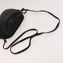 BALLY Shoulder Bag Leather Canvas 3Set Beige Black Auth bs26202-19