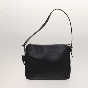 BALLY Shoulder Bag Leather Canvas 3Set Beige Black Auth bs26202 - 0