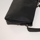 BALLY Shoulder Bag Leather Canvas 3Set Beige Black Auth bs26202-4