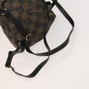 FENDI Pecan Bag PVC 3 Set Brown Black Auth bs26207-13