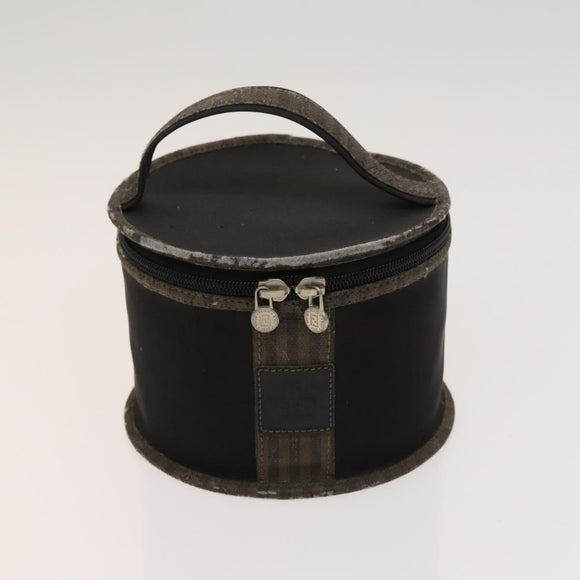 FENDI Pecan Bag PVC 3Set Brown Black Auth bs26207