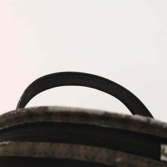 FENDI Pecan Bag PVC 3Set Brown Black Auth bs26207