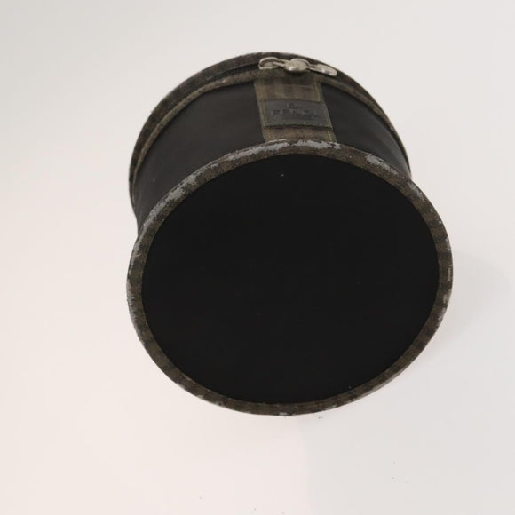 FENDI Pecan Bag PVC 3Set Brown Black Auth bs26207