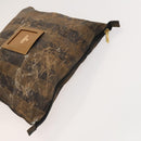 FENDI Pecan Bag PVC 3Set Brown Black Auth bs26207-27