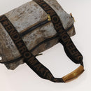 FENDI Pecan Bag PVC 3Set Brown Black Auth bs26207-4