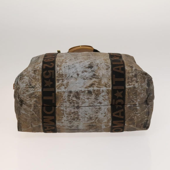 FENDI Pecan Bag PVC 3Set Brown Black Auth bs26207