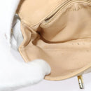 CHANEL Matelasse Chain Waist bag Lamb Skin Beige Gold CC Auth bs26213-21
