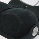 CHANEL Hip Shoulder Bag Cotton Gray CC Auth bs26216-17