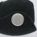 CHANEL Hip Shoulder Bag Cotton Gray CC Auth bs26216-9