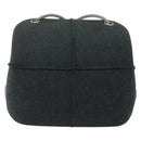 CHANEL Hip Shoulder Bag Cotton Gray CC Auth bs26216-13