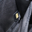 CHANEL Hip Shoulder Bag Cotton Gray CC Auth bs26216-12