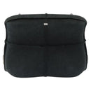 CHANEL Hip Shoulder Bag Cotton Gray CC Auth bs26216-2