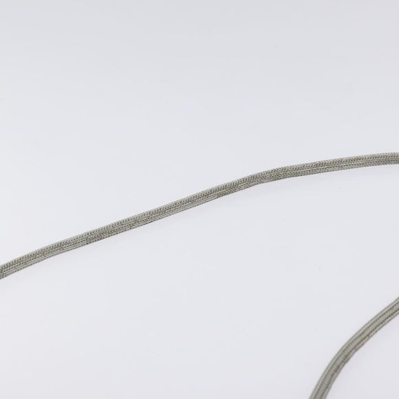 CHANEL Hip Shoulder Bag Cotton Gray CC Auth bs26216