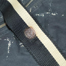 CHANEL Travel line Boston Bag Nylon Black CC Auth bs26217-9