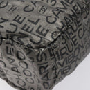 CHANEL Unlimited Shoulder Bag Nylon Silver CC Auth bs26218-14