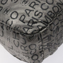CHANEL Unlimited Shoulder Bag Nylon Silver CC Auth bs26218-16
