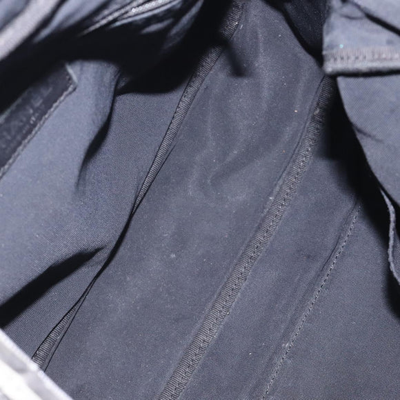 CHANEL Unlimited Shoulder Bag Nylon Silver CC Auth bs26218