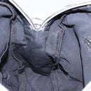 CHANEL Unlimited Shoulder Bag Nylon Silver CC Auth bs26218-19