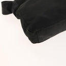 LOEWE Shoulder Bag Canvas Leather Black Auth bs26221-11