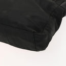 LOEWE Shoulder Bag Canvas Leather Black Auth bs26221-12