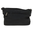 LOEWE Shoulder Bag Canvas Leather Black Auth bs26221-3