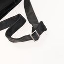 LOEWE Shoulder Bag Canvas Leather Black Auth bs26221-7