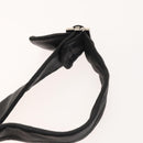 LOEWE Shoulder Bag Canvas Leather Black Auth bs26221-8