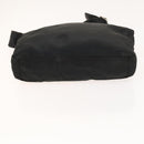 LOEWE Shoulder Bag Canvas Leather Black Auth bs26221-9