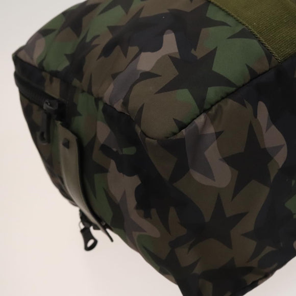 VALENTINO Boston Bag Nylon Camouflage Auth bs26223