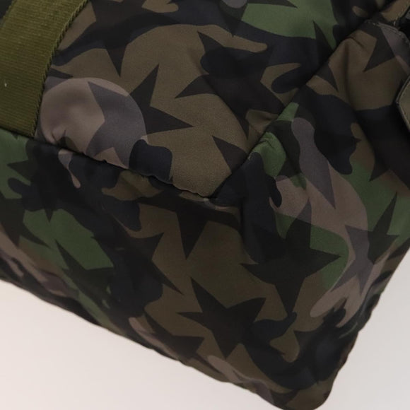 VALENTINO Boston Bag Nylon Camouflage Auth bs26223