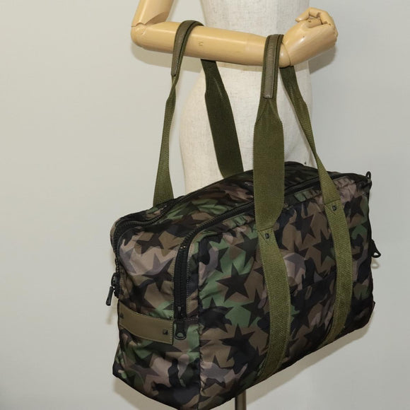 VALENTINO Boston Bag Nylon Camouflage Auth bs26223