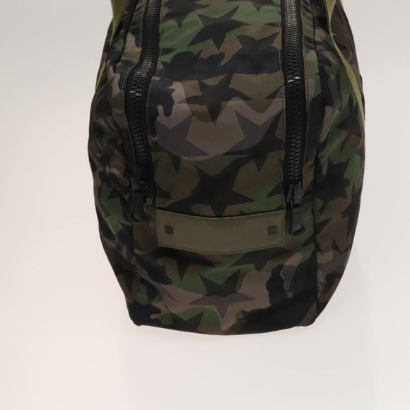 VALENTINO Boston Bag Nylon Camouflage Auth bs26223