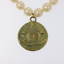 CHANEL Brooch metal Gold Tone CC Auth bs26226-2