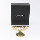 CHANEL Brooch metal Gold Tone CC Auth bs26226-8
