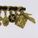 CHANEL Brooch metal Gold Tone CC Auth bs26227-3