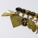 CHANEL Brooch metal Gold Tone CC Auth bs26227-5