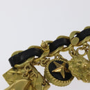 CHANEL Brooch metal Gold Tone CC Auth bs26227-8