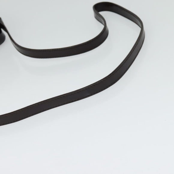 GUCCI Wallet Shoulder Bag Enamel Purple Auth bs26230