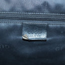 GUCCI GG Canvas Jackie Tote Bag Black Silver 002 1064 1669 Auth bs26232-14