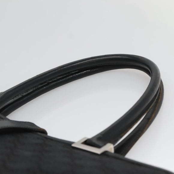 GUCCI GG Canvas Jackie Tote Bag Black Silver 002 1064 1669 Auth bs26232